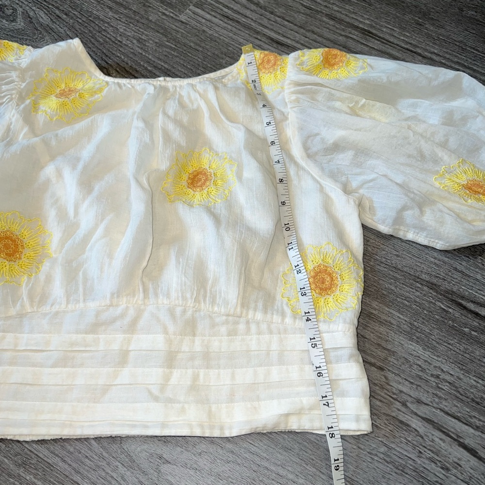 Free People My Girl Blouse in Ivory - Picture 4 of 11